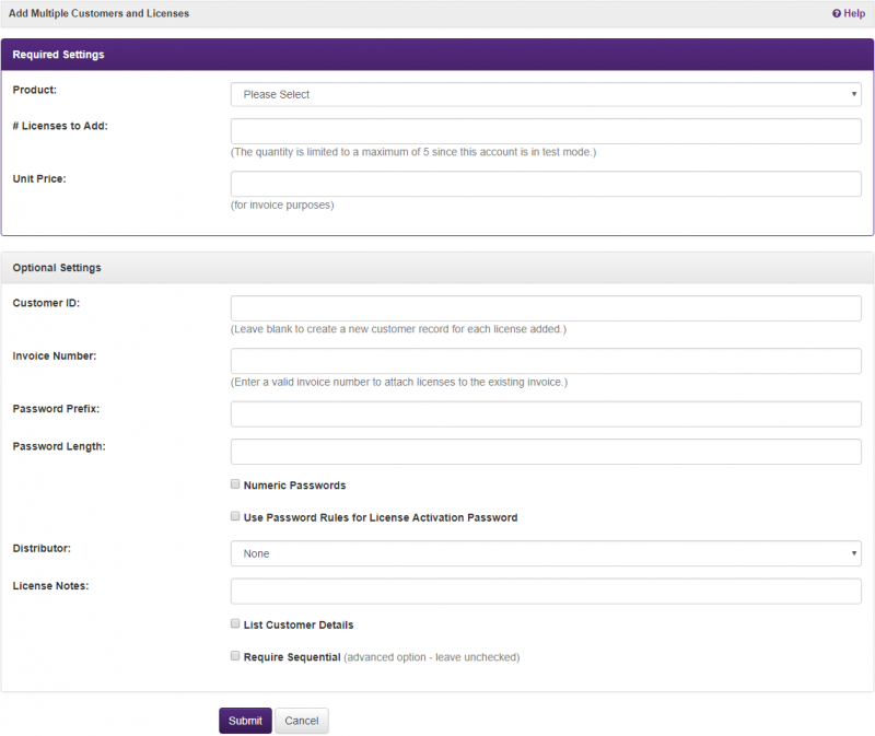 solo-add-multiple Easily add bulk unregistered customers and licenses