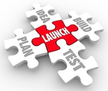 Puzzle pieces plan idea build test launch